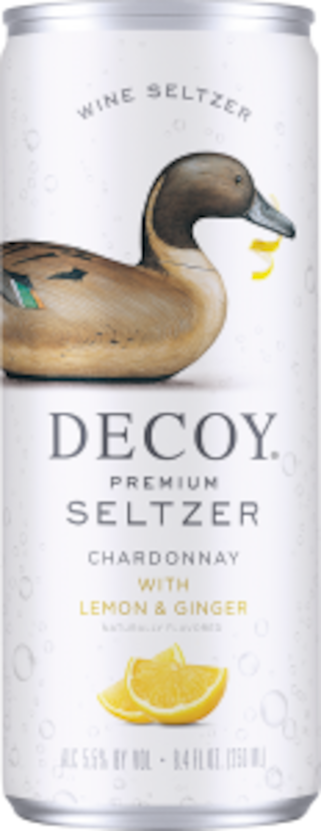 デコイ　プレミアム　セルツァー　シャルドネ　＋　レモン＆ジンジャー　ＮＶ　Decoy Premium Seltzer Chardonnay with Lemon & Ginger NV Canned Wine
