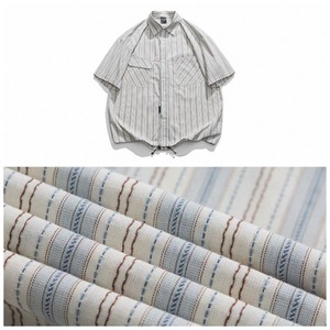 Multi stripe double pocket shirt 1348