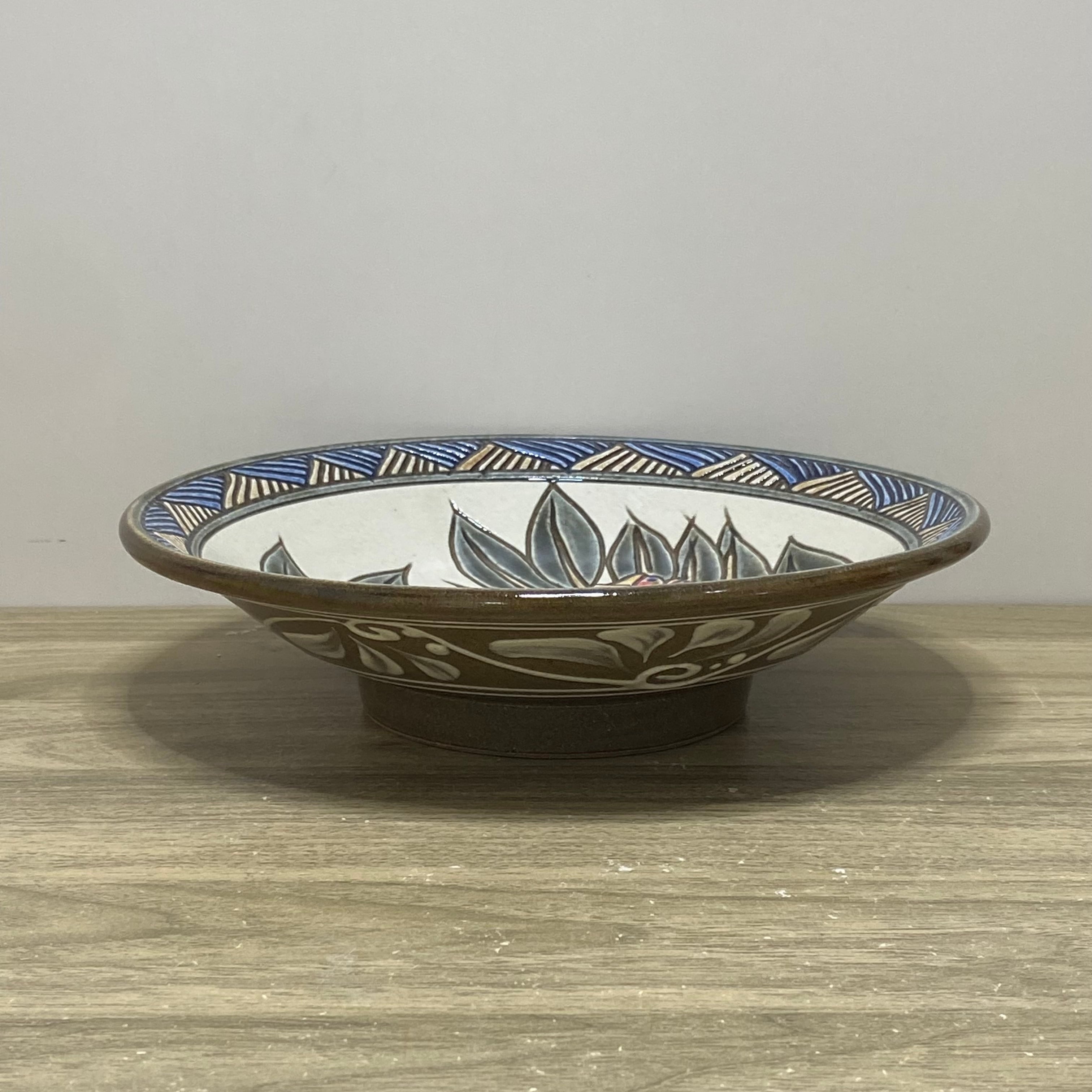 セトモノホンポ(Setomonohonpo) 3個セット 二色十草フリル4.0小鉢