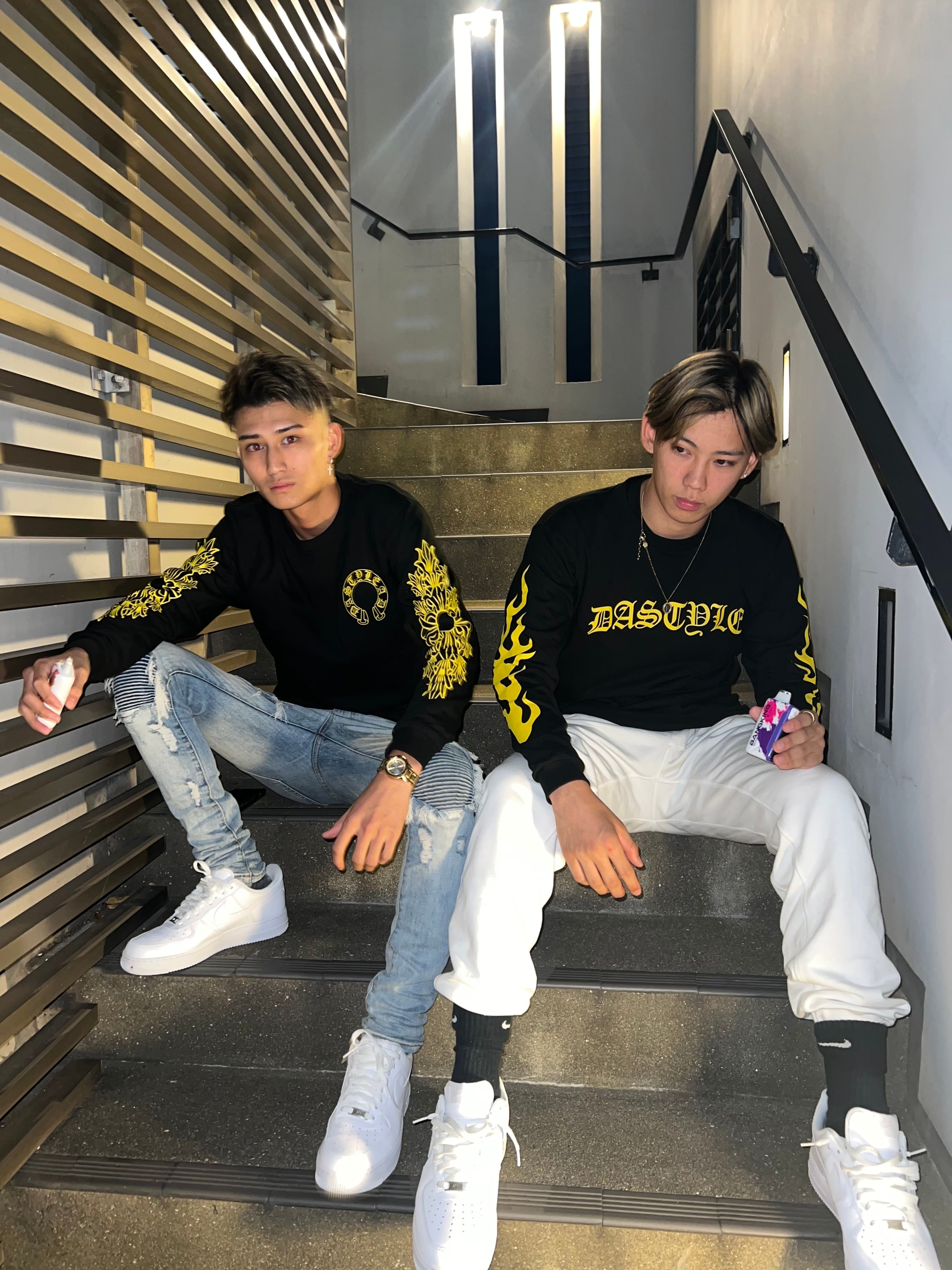 DAstyle Floral pattern Long sleeves 【YELLOW】 | DAstyle
