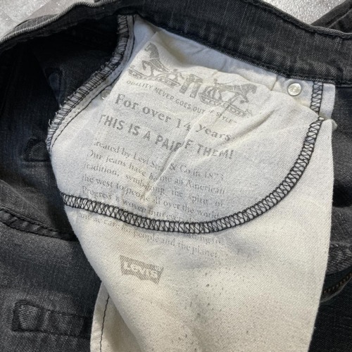 【W38 L30】 コロンビア製 japan levi's black 559 詳細写真5