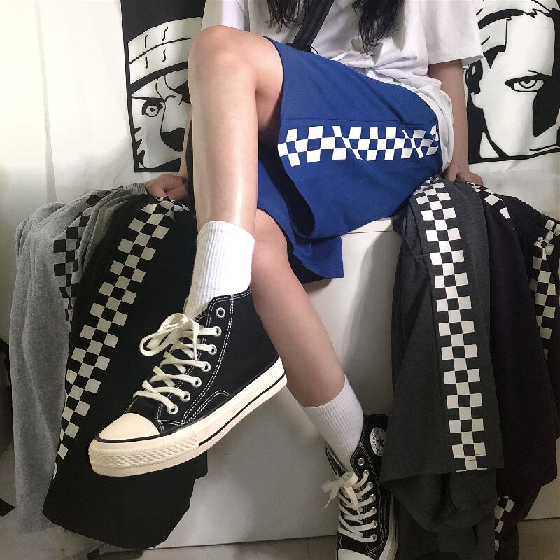 スタイルサマールーズショーツ パンツ レディース格子柄カジュアル かわいい 夏物 ブルマー ケッペル97592013031