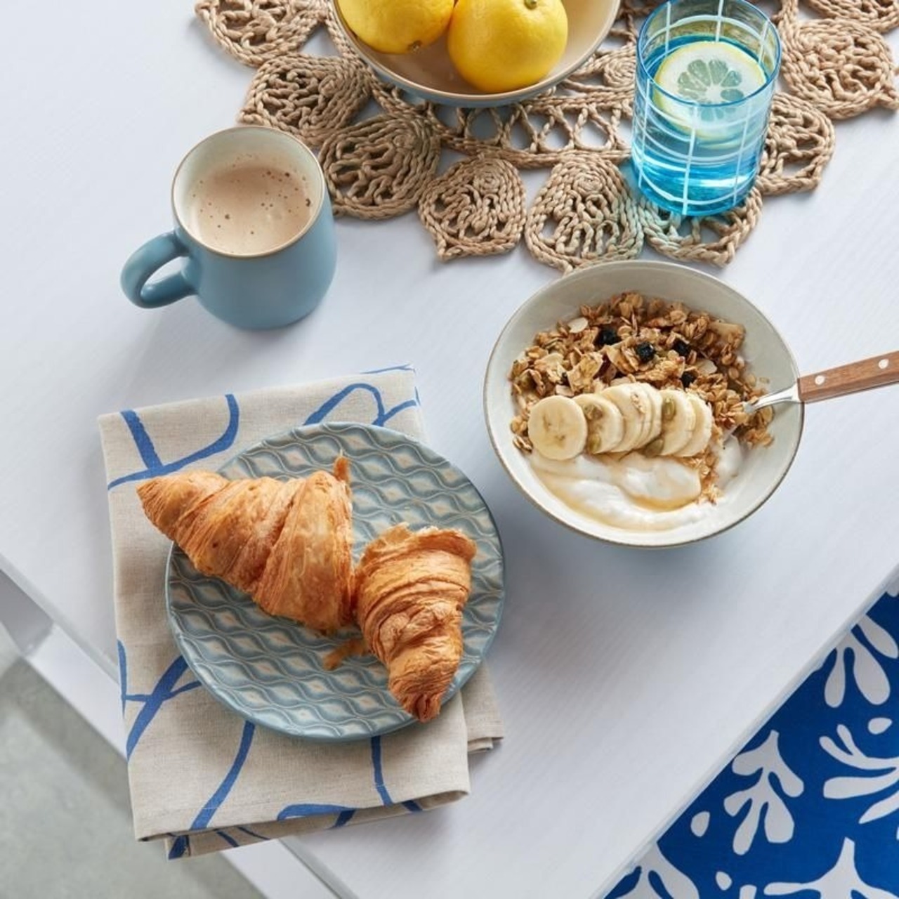 Denby インプレッション スモールプレート ブルー