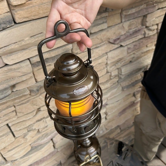 VERMONT LANTERNS ＜バーモントランタン＞ 】LED Antique Brass Mini