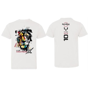 Messi X Hard Rock Youth Lion T-Shirt