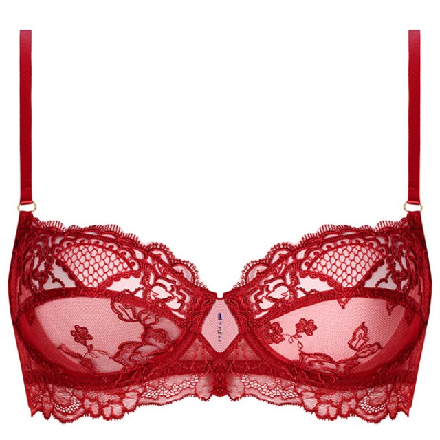[H13so] パッドなし3/4ブラ(B,C) 品番ACH3013 【LISE CHARMEL】【リズシャルメル】【インポートランジェリー】