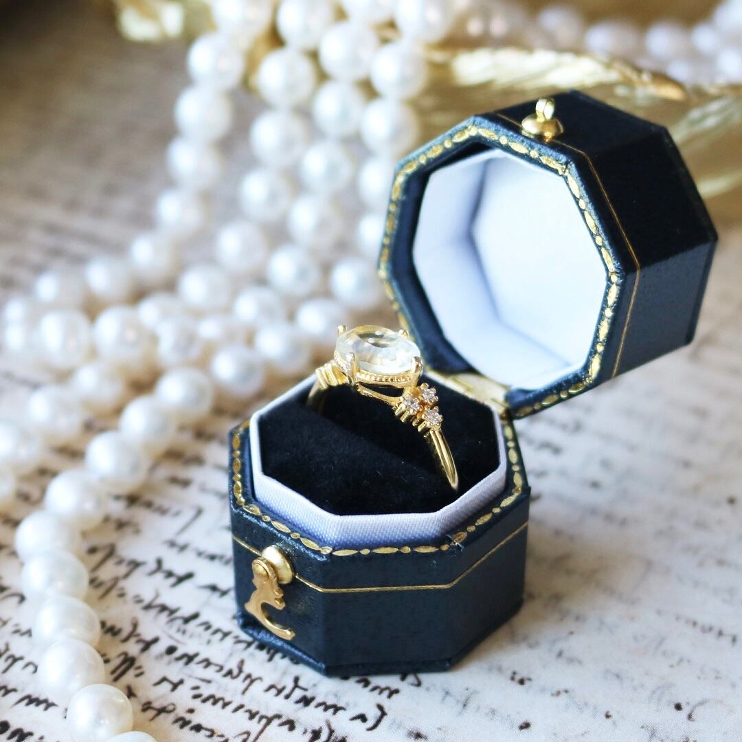 リビアングラスくり抜きリング21.5号 リビアングラスくり抜きリング21.5号