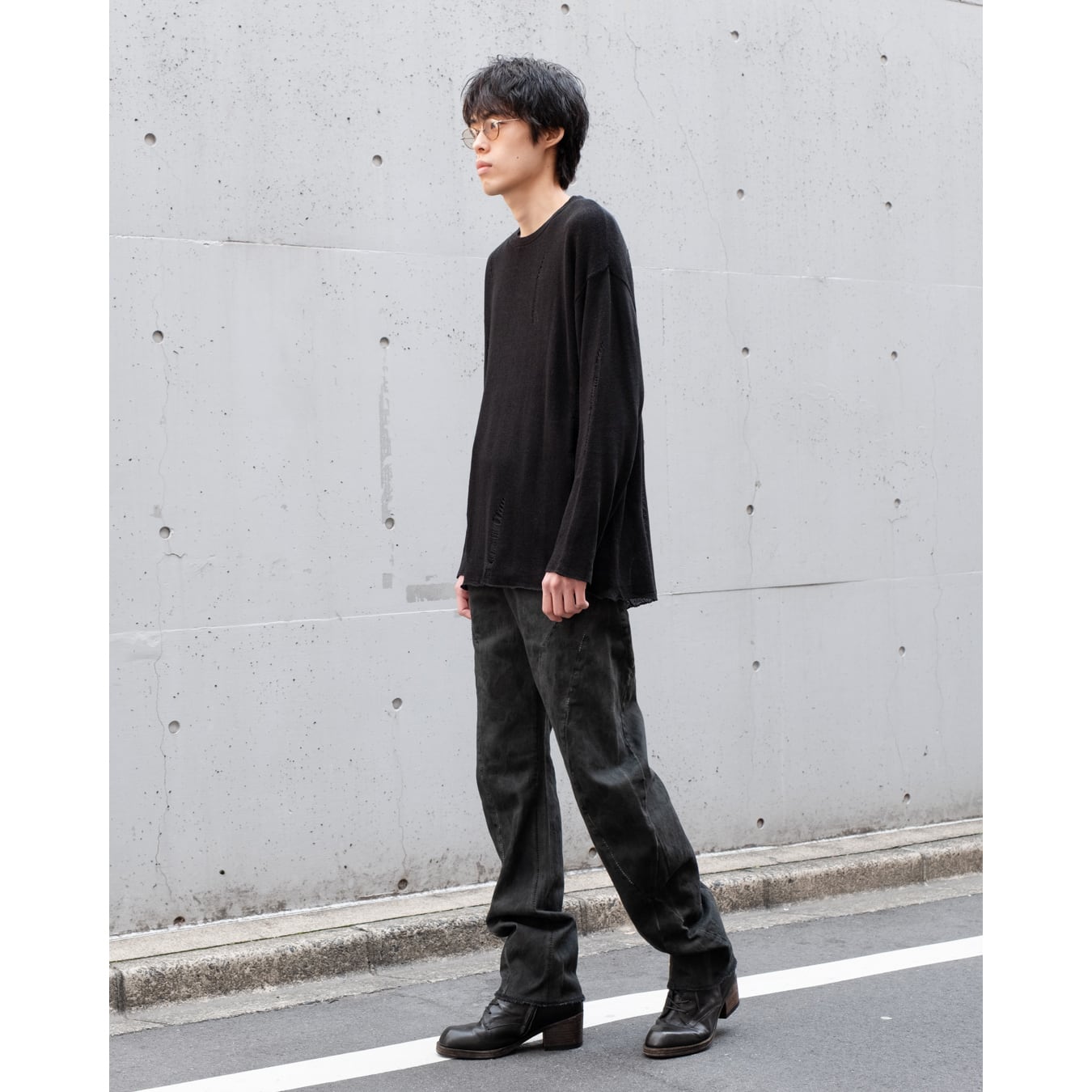 Professor.E ](プロフェッサーイー) 25SS-PE-TRL-05 E-CUT JEANS(COLD