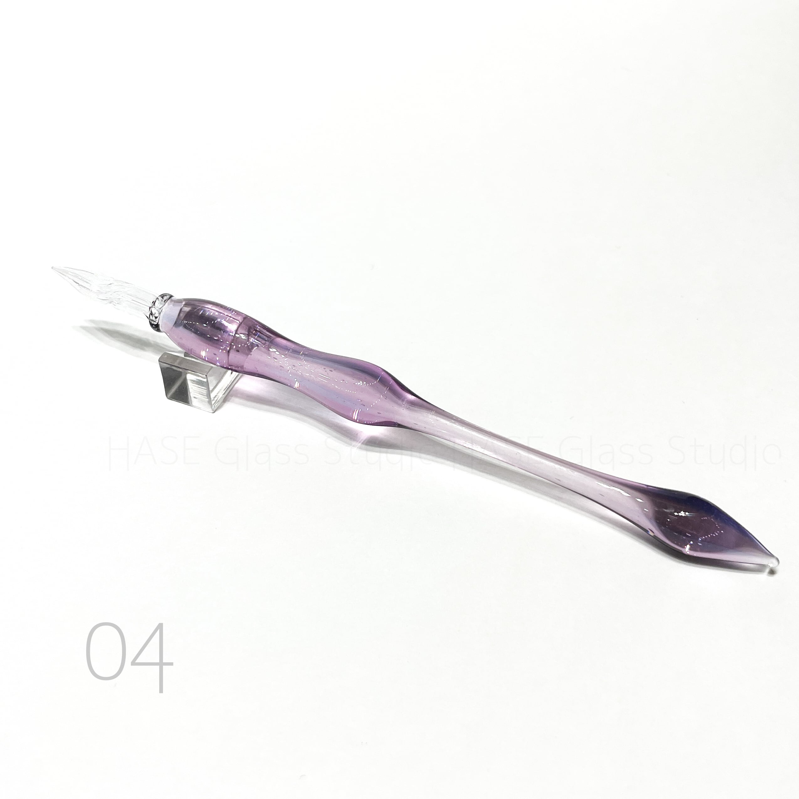 終了】灯り-京紫-04 | HASE硝子工房