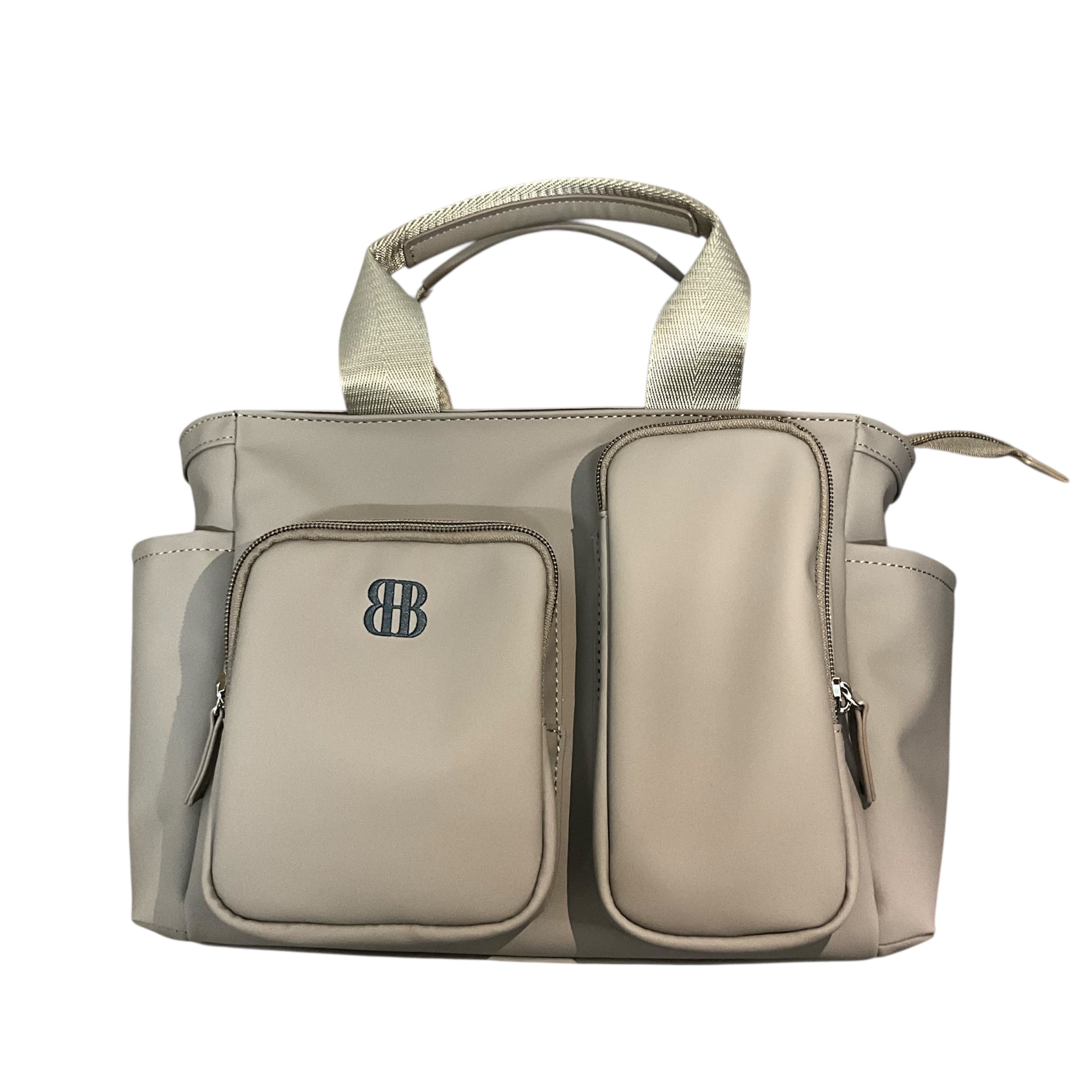 【トートバッグ】ベージュ(フェイクレザー)【送料無料】