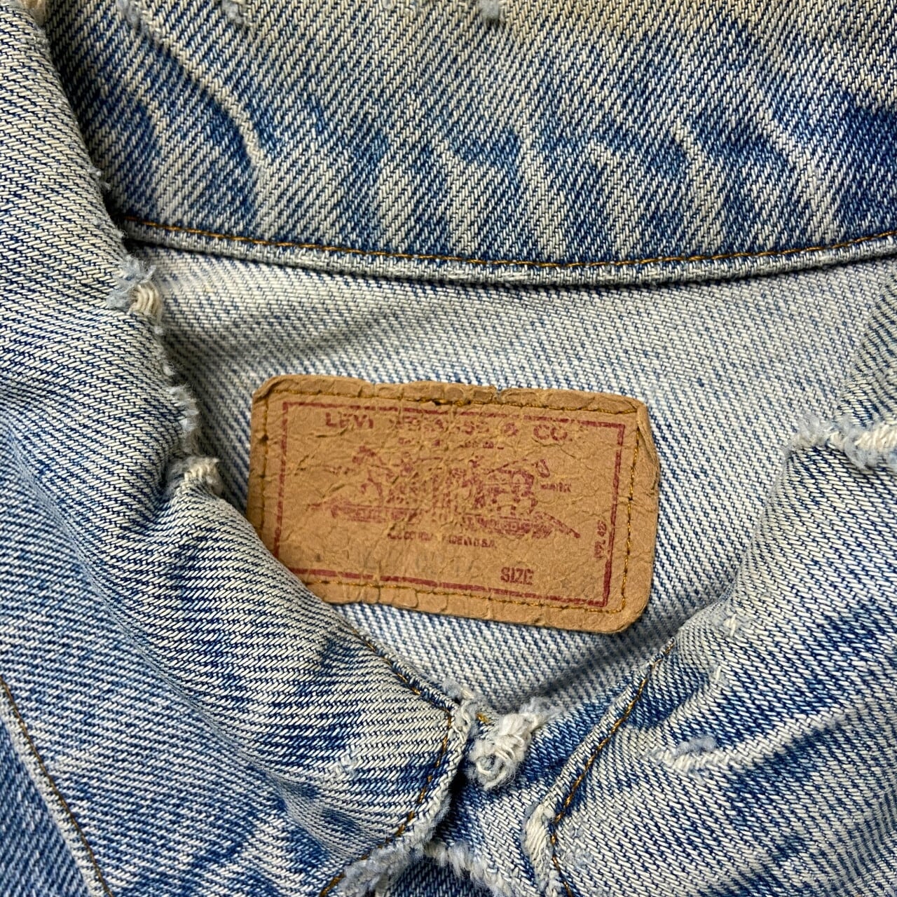 80年~90年代 USA製 Levi's リーバイス 70506 0216 デニムジャケット メンズS相当 レディース 古着 80s 90s アメカジ  ヴィンテージ VINTAGE トラッカージャケット【デニムジャケット】/ブルー | cave 古着屋【公式】古着通販サイト