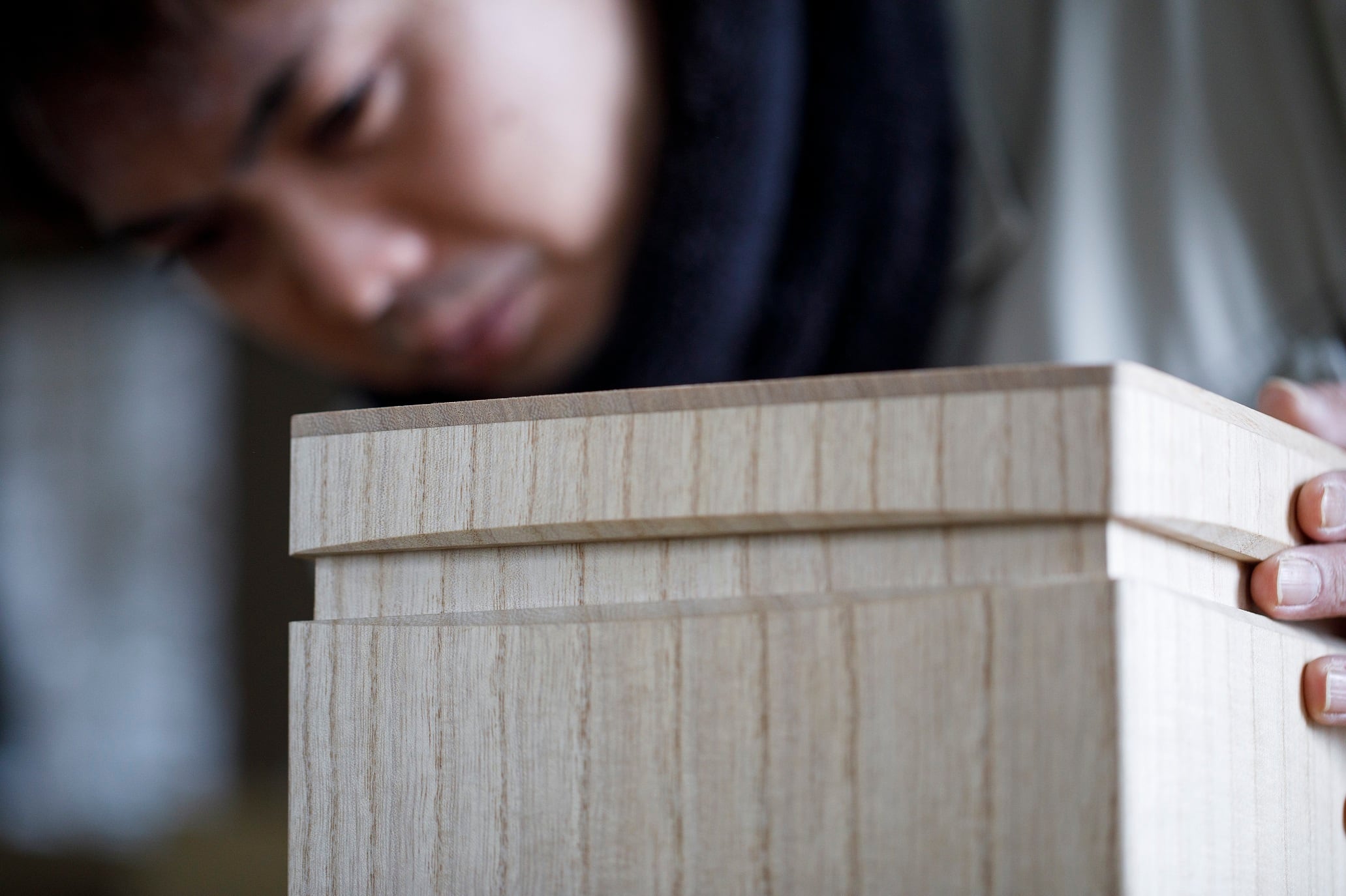 COFFEE STOCKER 国産桐 コーヒーストッカー【200g 焼桐】| KIRIFT 美術