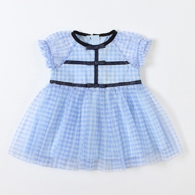 トリプルりぼんのチェック柄ワンピース