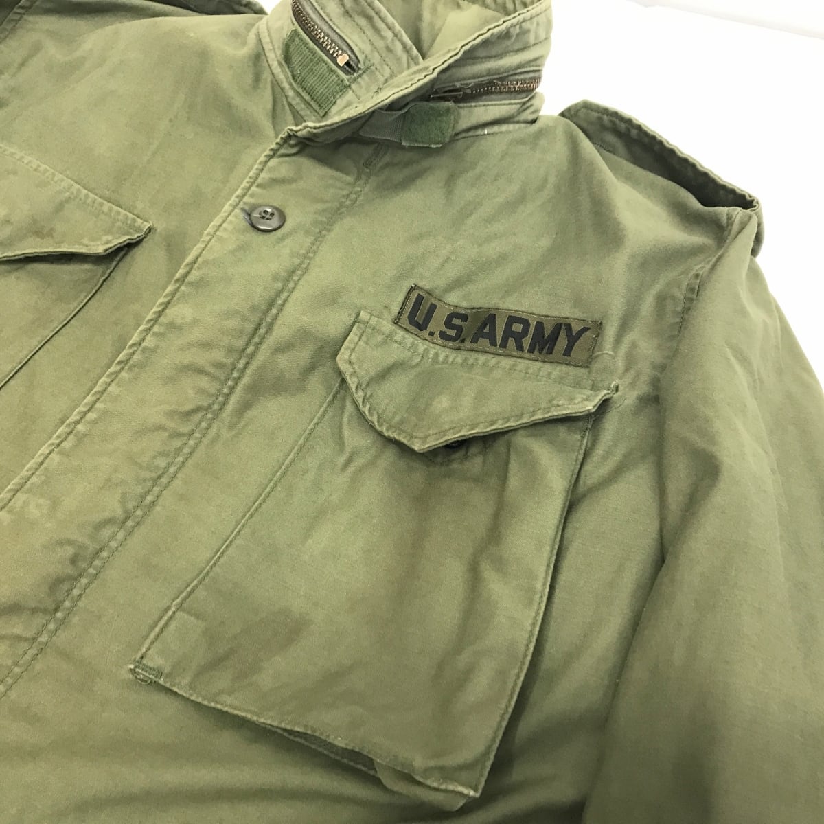 U.S.ARMY 70年代 M-65 3rd COLD WEATHER, FIELD M65 フィールドジャケット ブラスジップ サード SMALL-REGULAR 長袖 -2