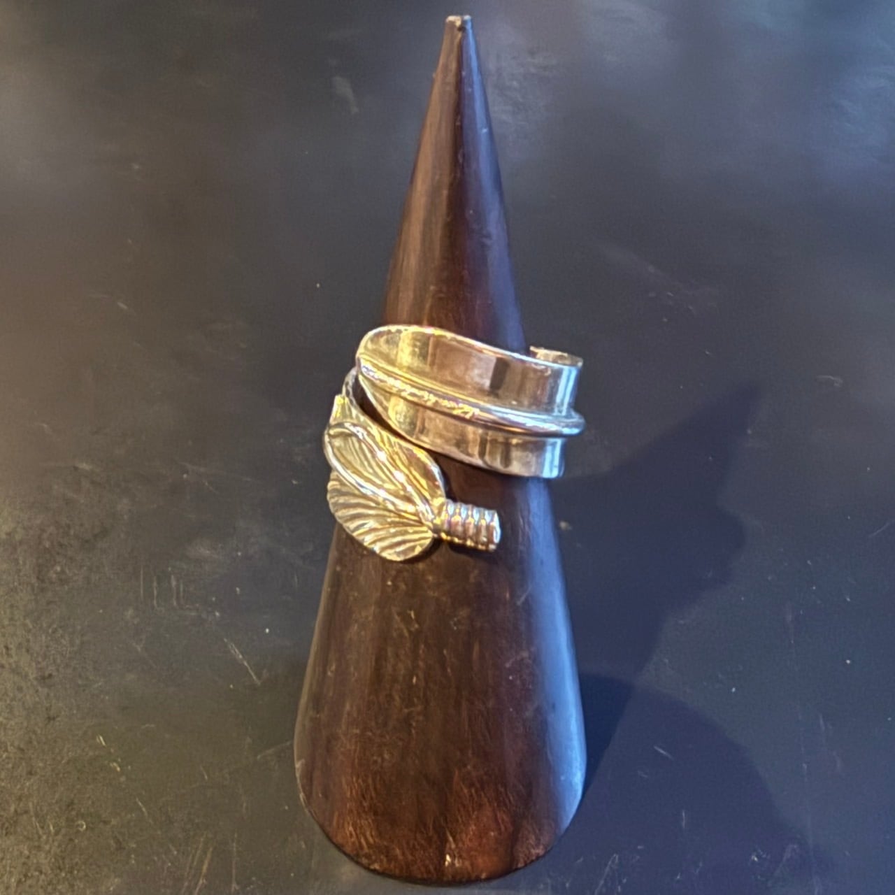 INITIAL BLOCK LETTER H RING-SILVER925-イニシャルリング