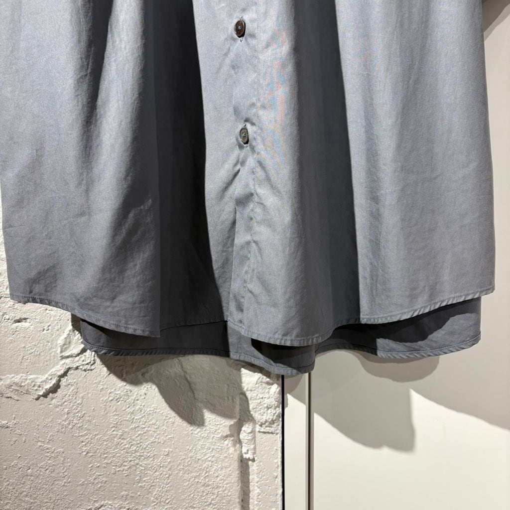 AURALEE A00S02TN 半袖シャツ AURALEE オーラリー WASHED FINX TWILL BIG HALF SLEEVED SHIRTS 半袖