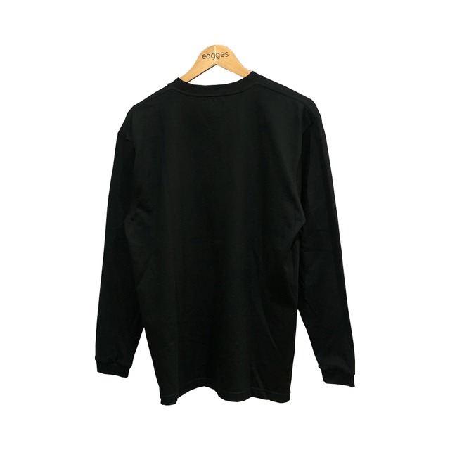 edgges LOGO L/S TEE (BLACK)