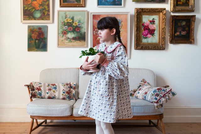 《即納》Little Cotton Clothes / Lottie Dress Papier Floral