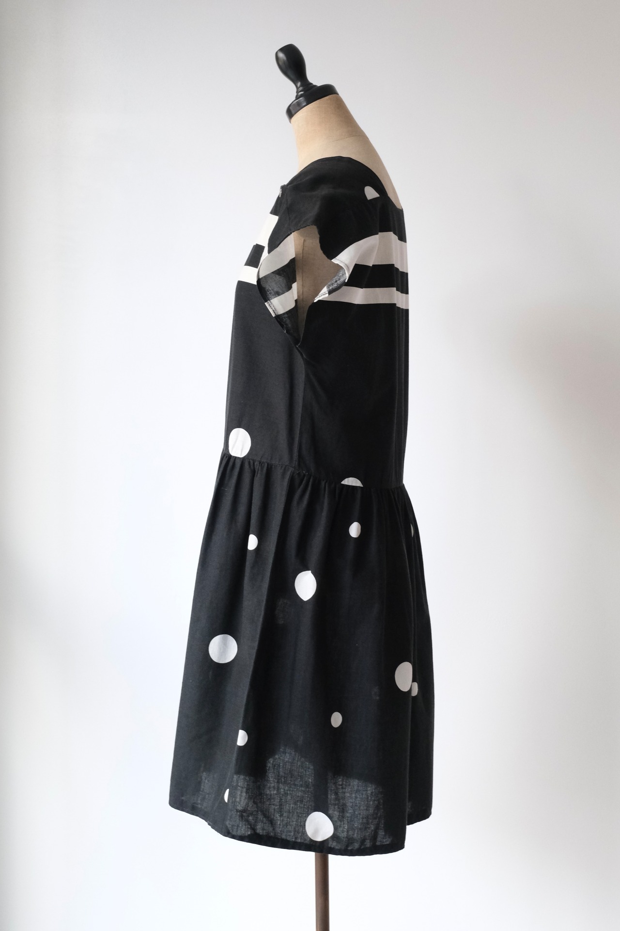 Random dots tunic dress