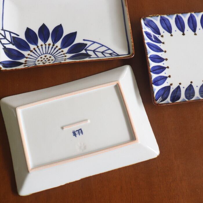 波佐見焼 翔芳窯 角皿 Hasami-yaki Rectangular plate #015 | 和食器の