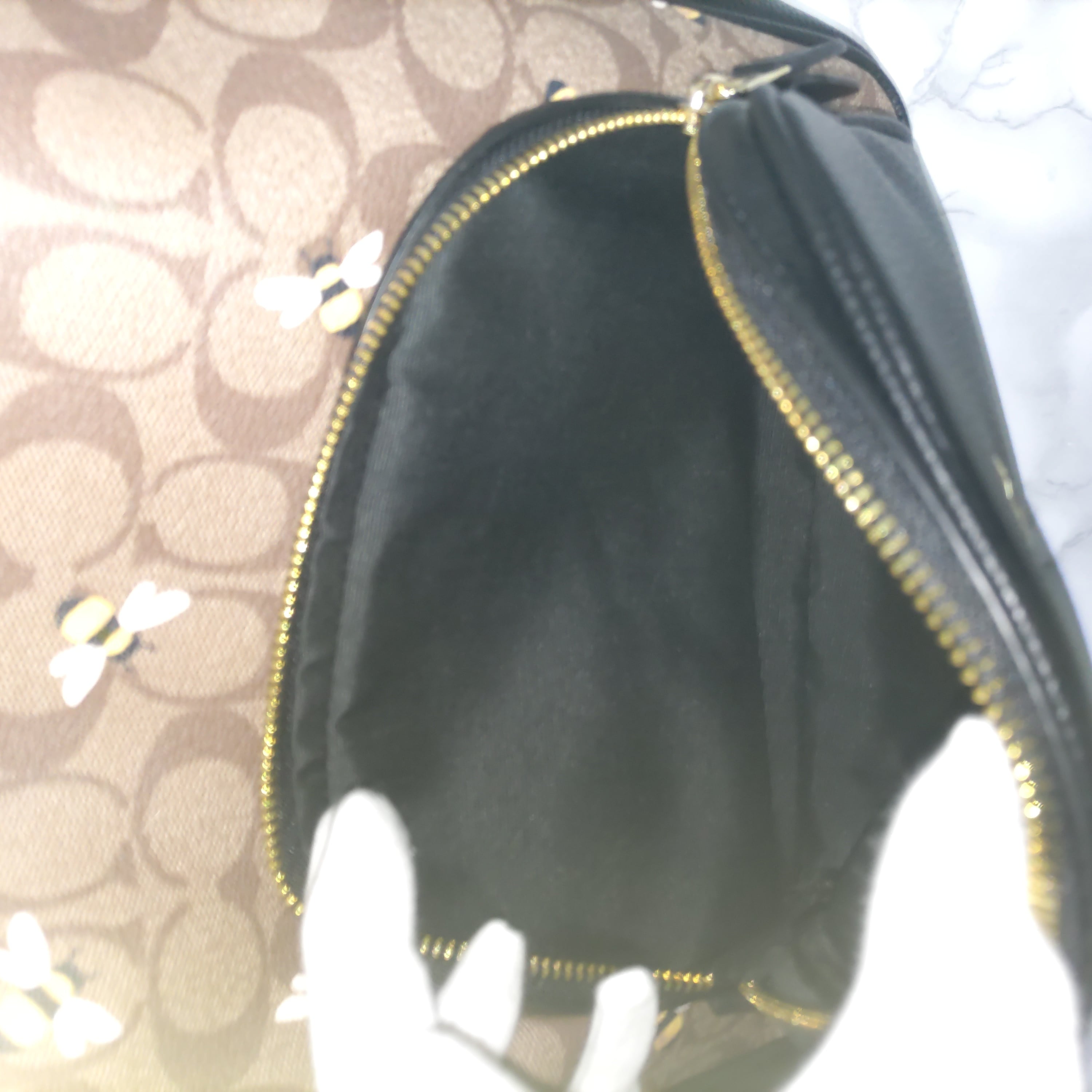 COACH コーチ リュック バッグパック ハチ 蜂 カーキマルチ 新作 