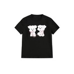 Twin Puppy Ribbon T-shirt UH00077