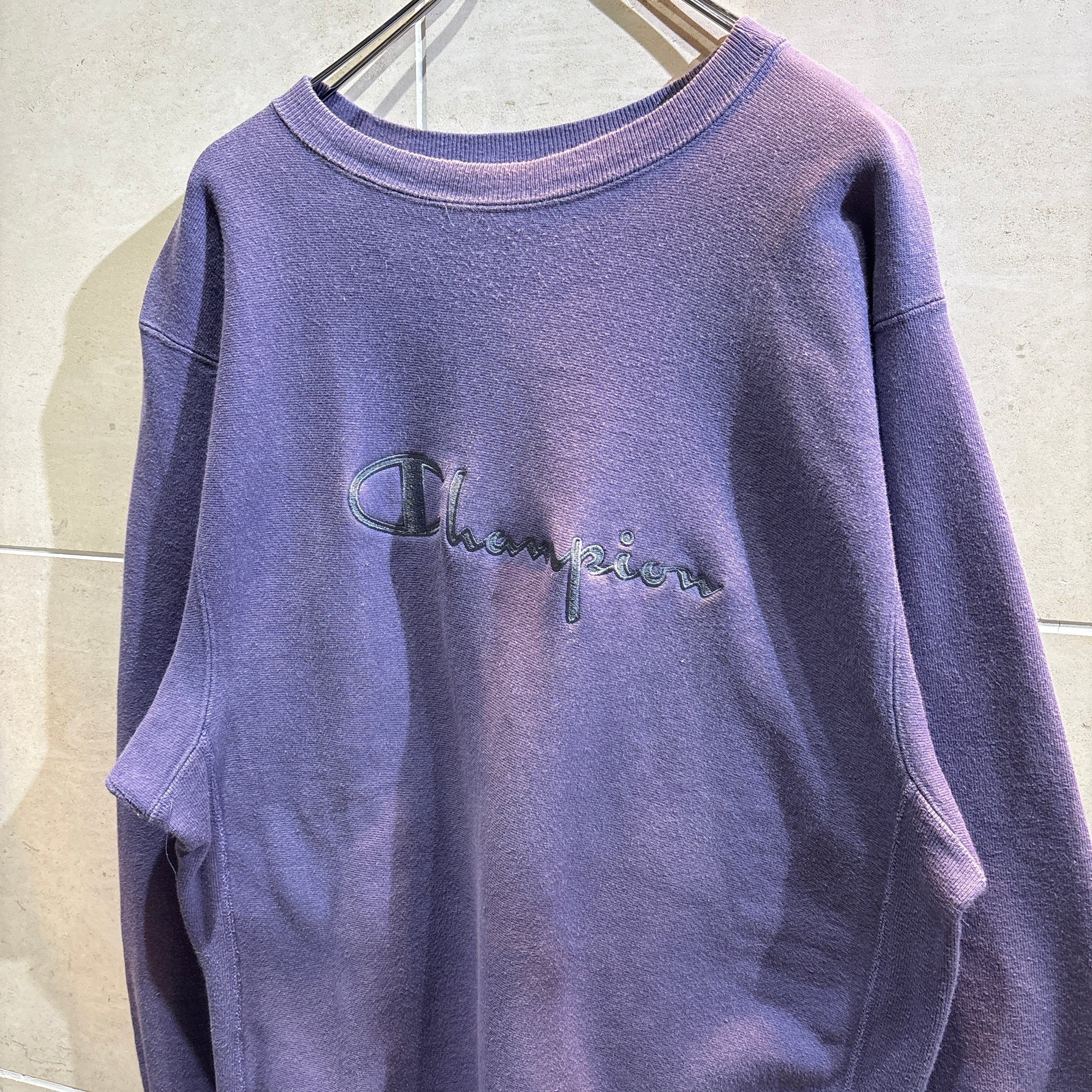 90s Champion REVERSE WEAVE Logo Blue