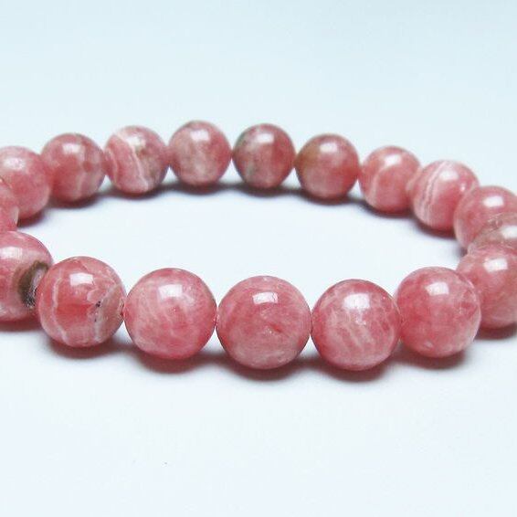 インカローズ ブレスレット 10mm 一点物  111-39100