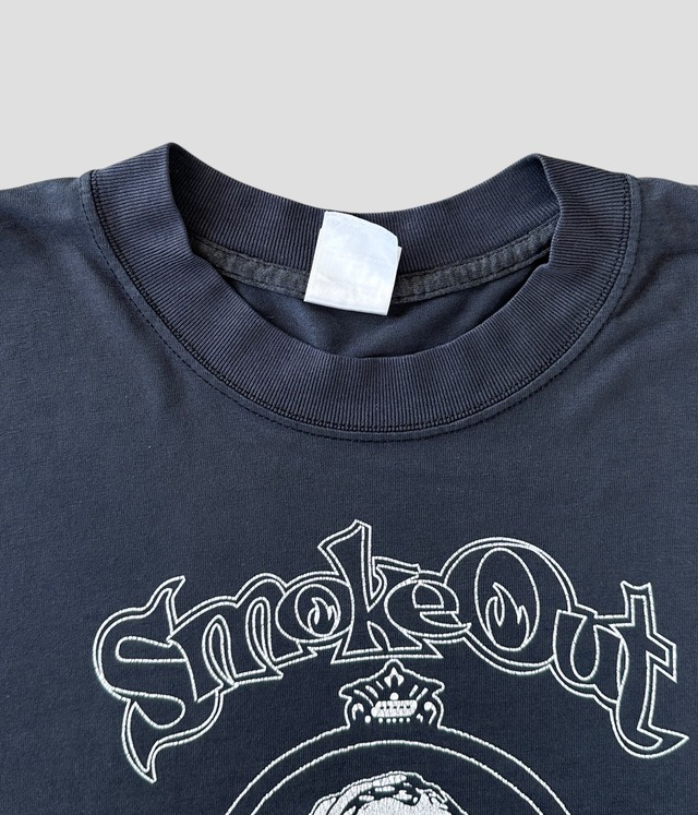 -Smokeout- Vintage 00s XL Print T-shirt