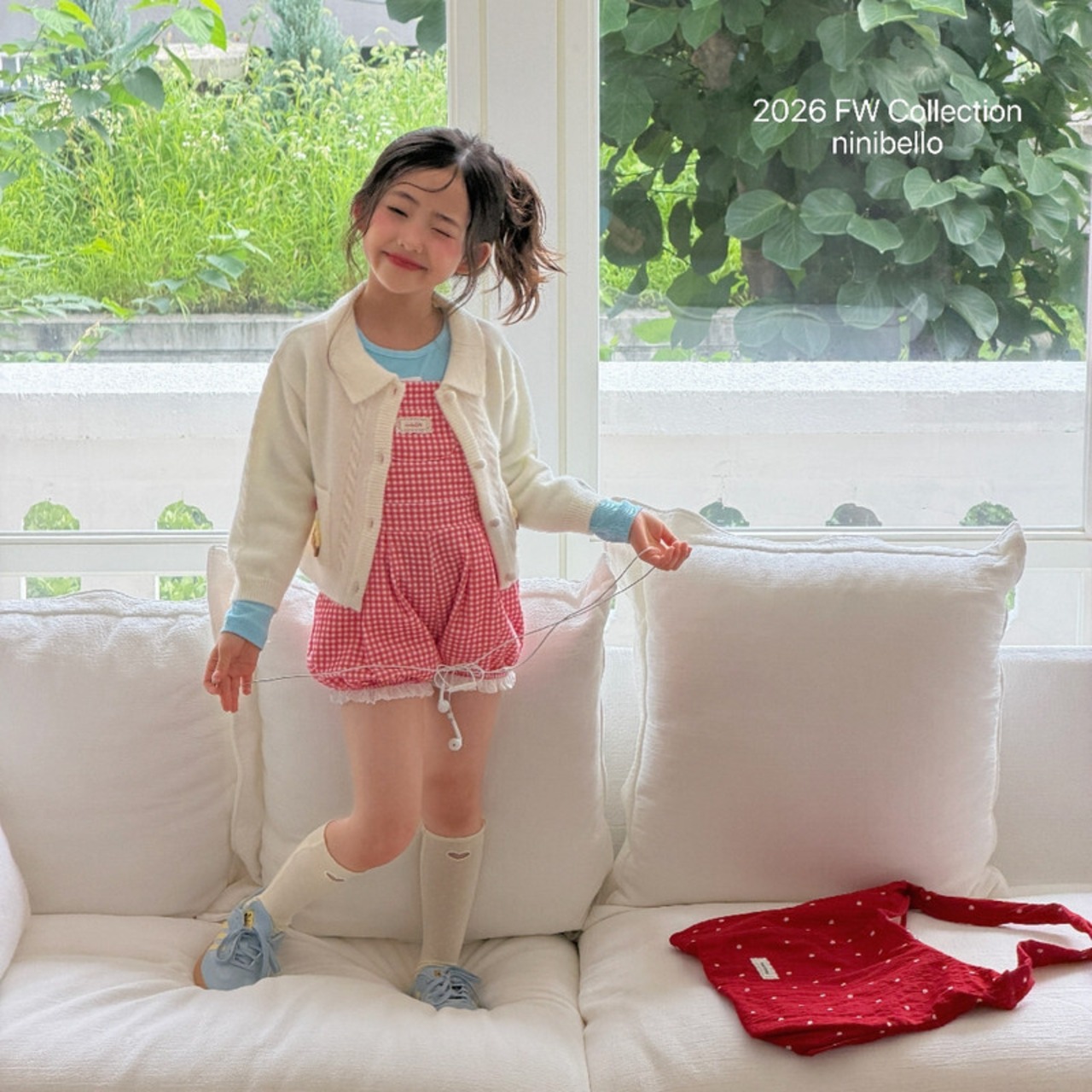 【取寄/韓国直送】ninibello カップケーキニットカーディガン｜夏服｜韓国子供服｜26/AT
