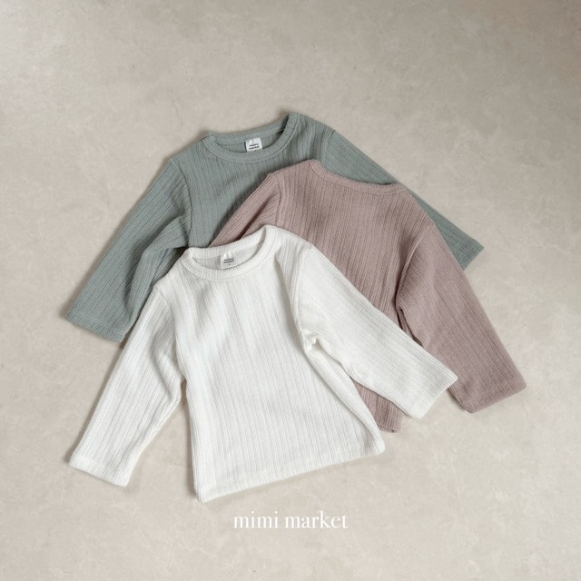 hilton ribbed tee【mimimarket】※9月中旬〜下旬発送予定