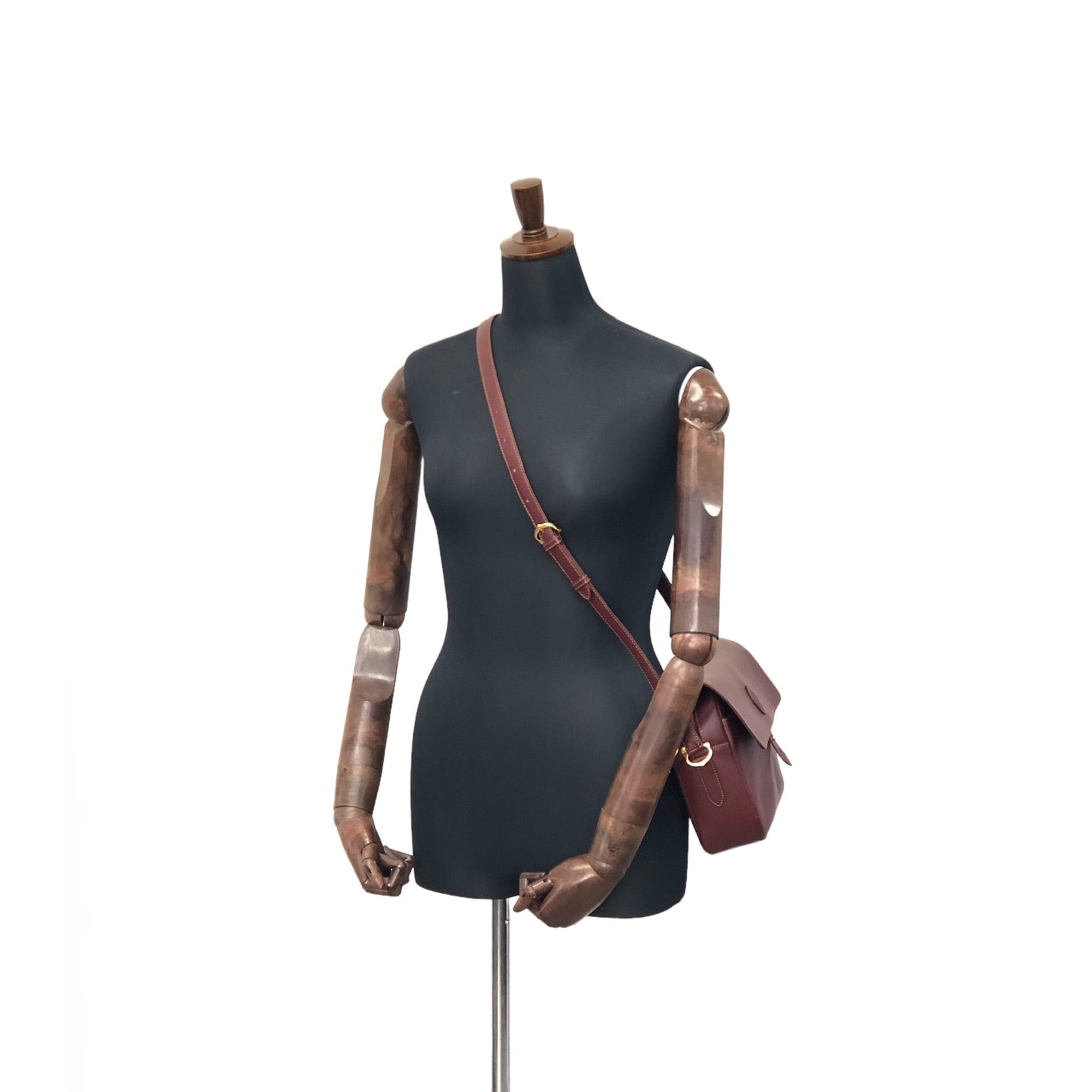 Cartier カルティエ マストライン ショルダーバッグ ボルドー vintage