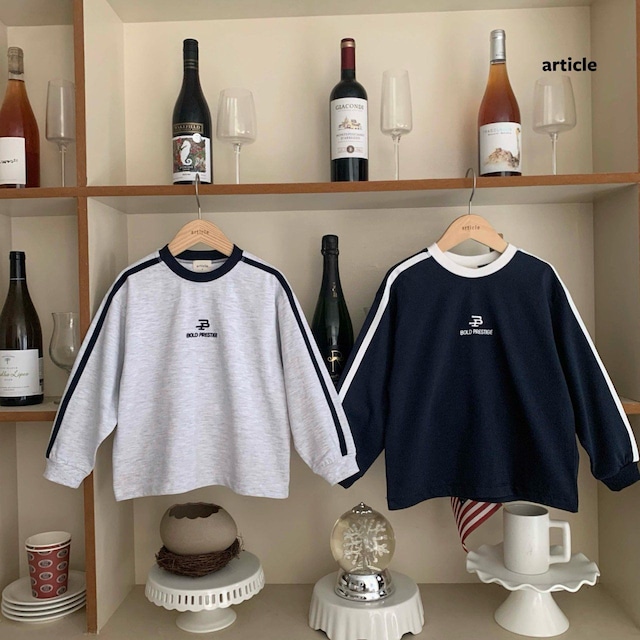 【取寄】article|bold line stretch tee|ボールドラインストレッチT|S-JM|kids&jr|26 autumn