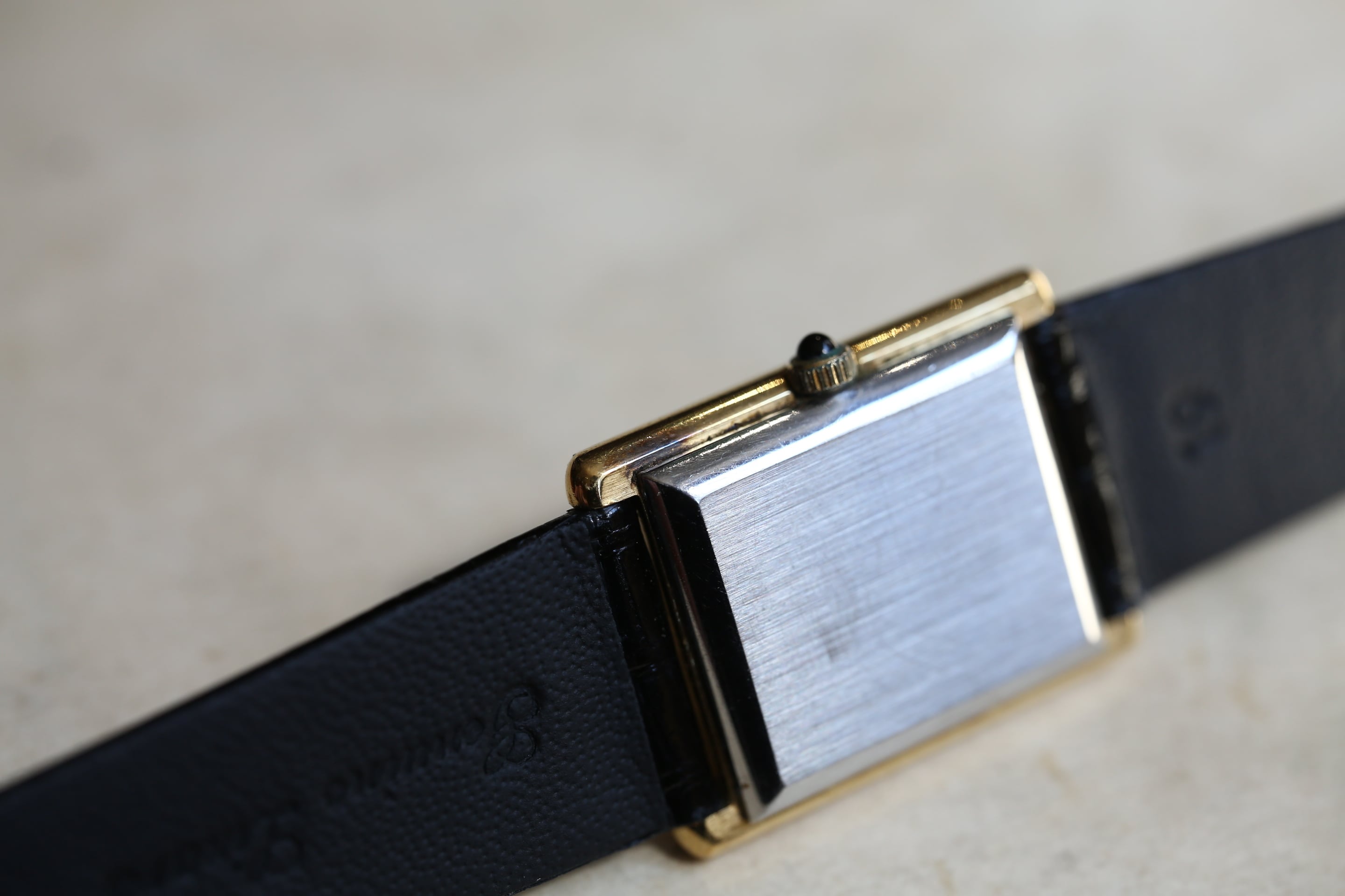 OMEGA】 1975年製 オメガ デビル H型レクタンギュラー オニキス