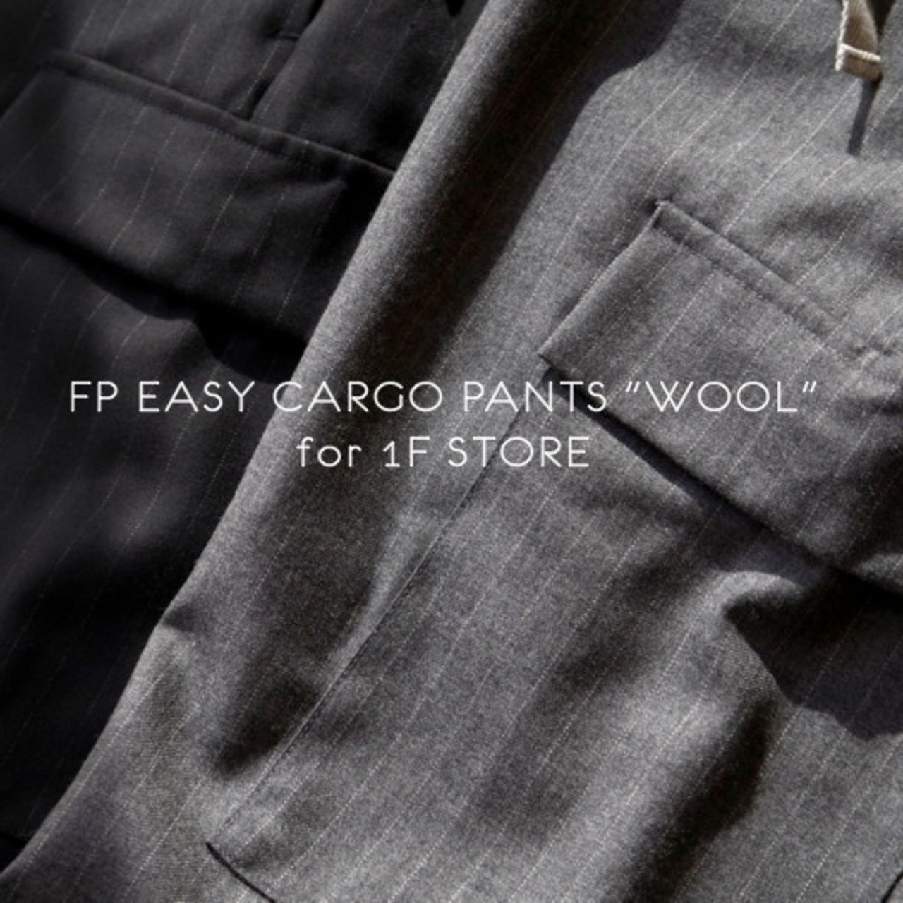 FP EASY CARGO PANTS "WOOL" for 1F STORE