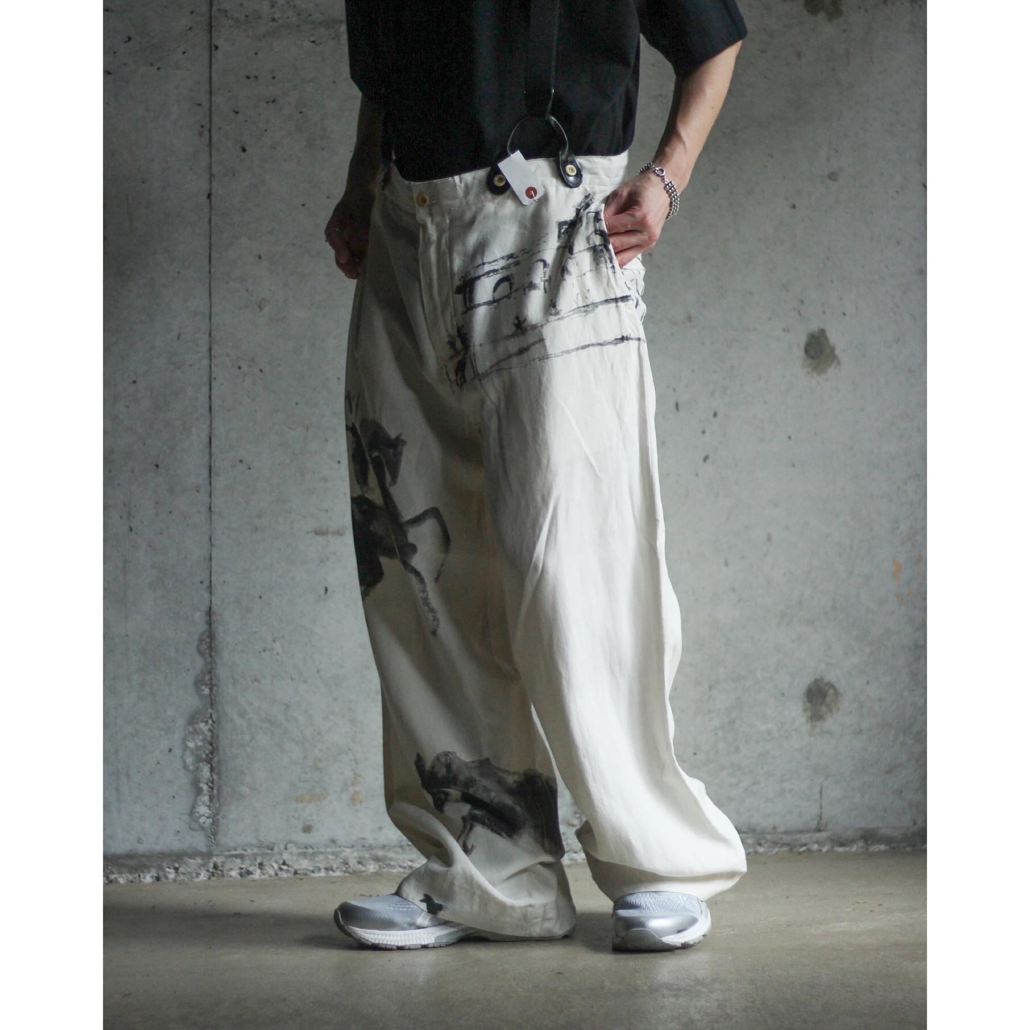 Polo by Ralph Lauren シルク×リネン ワイドパンツ【FF-7531】 | cv