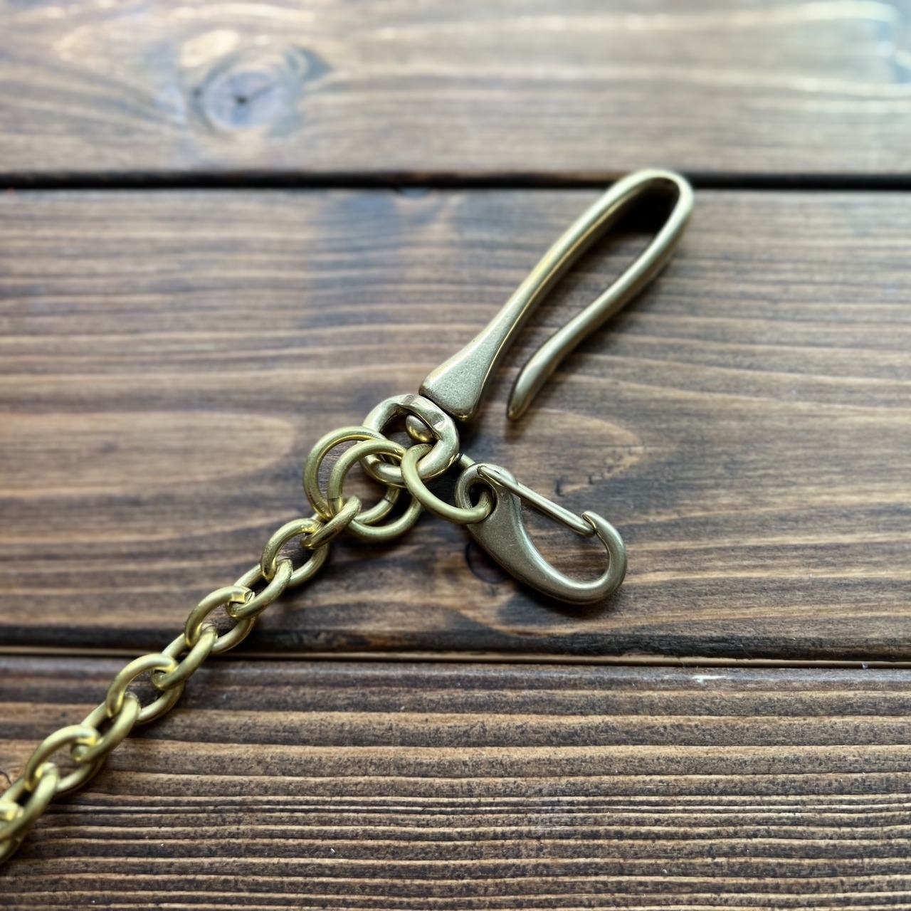 【Wallet Chain Brass 細丸小判】