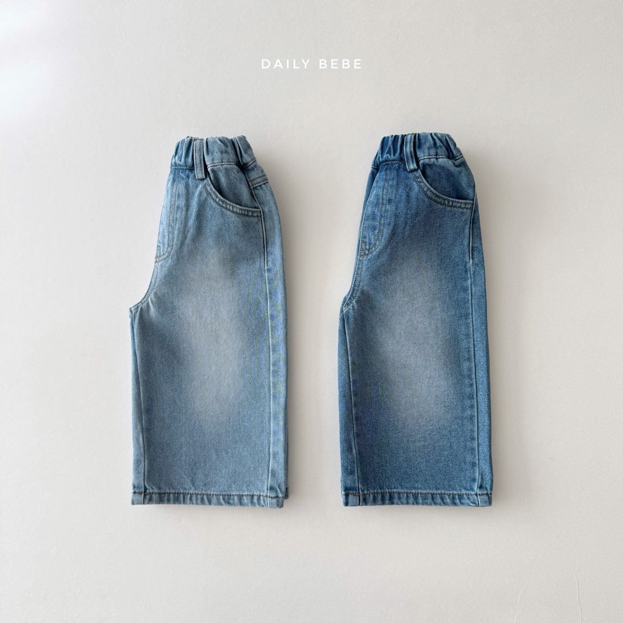 wide denim pants【DAILYBEBE】※予約商品