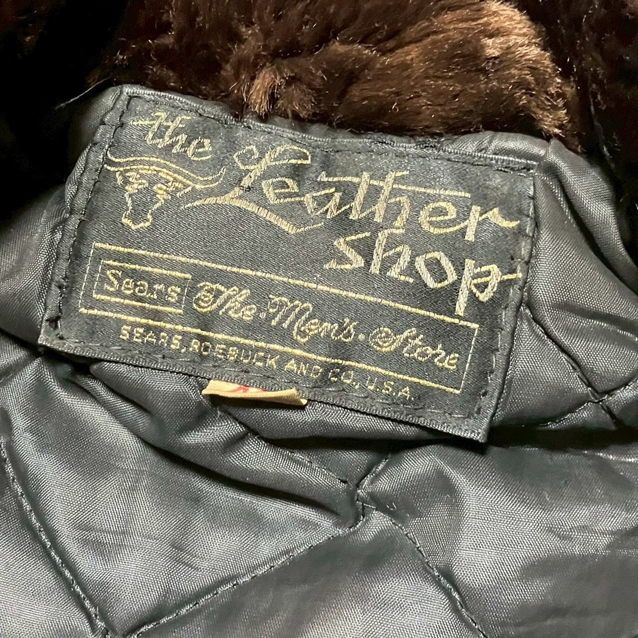 70s Sears シアーズ ヴィンテージ スタッズ カスタム レザー