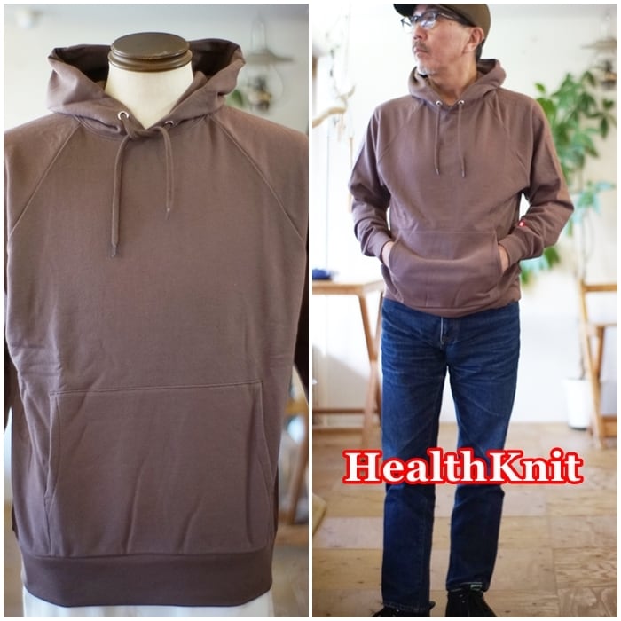 HealthKnit ヘルスニット 裏起毛 スウェットパーカー 54007 プル
