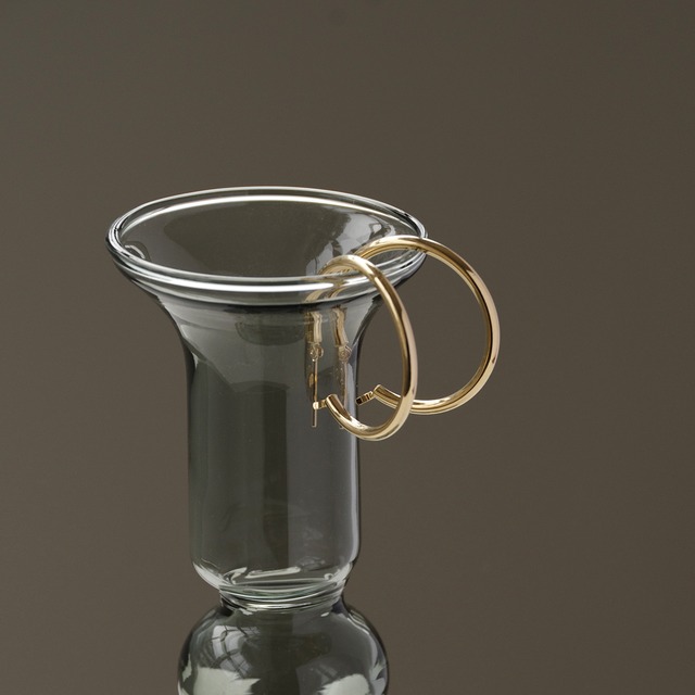 【2025'Holiday限定】K18イエローゴールド 直径25mmフープピアス 【MKY0135P1】