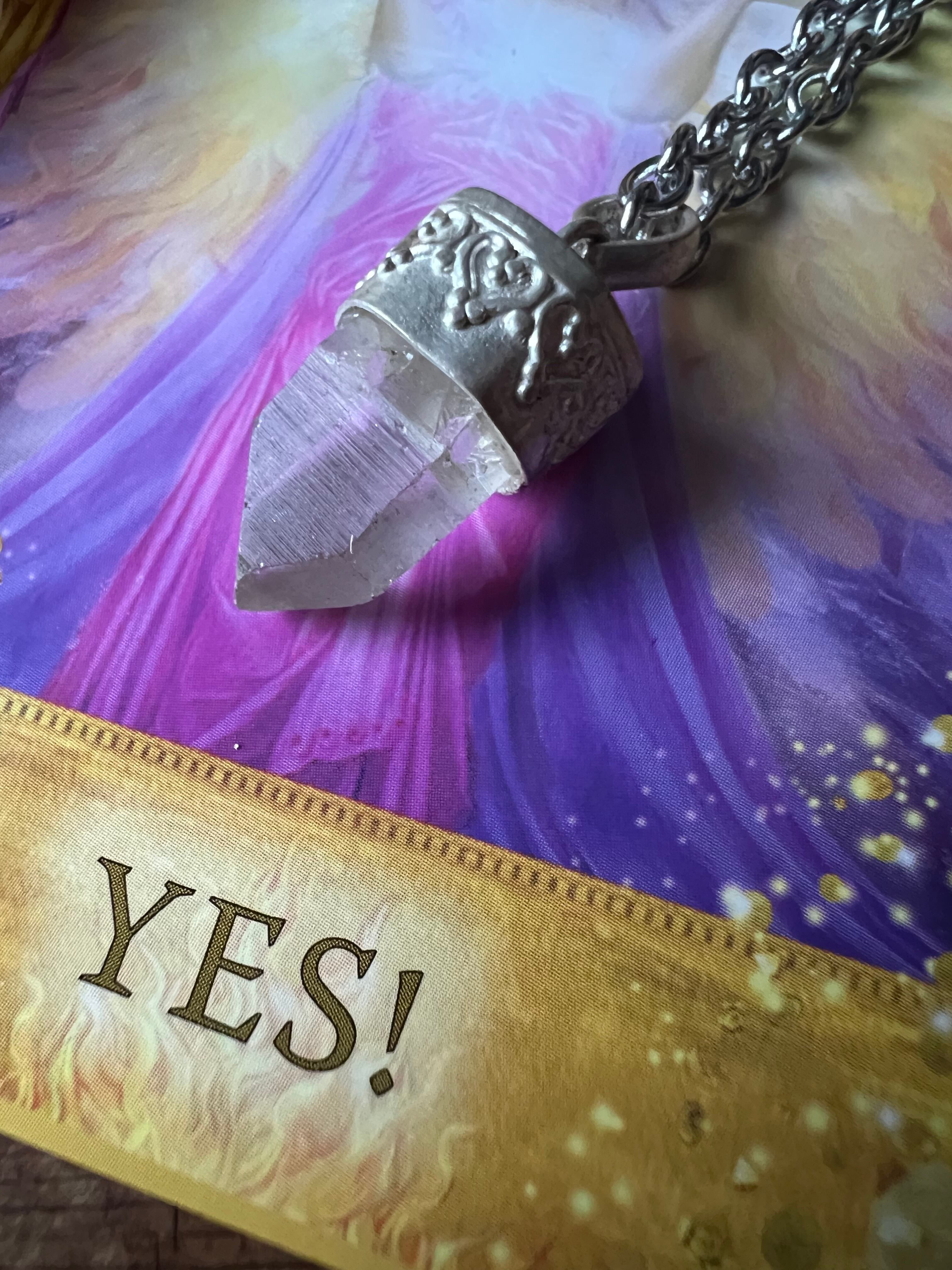 【あなたの魂の役割を実行する】A ヒマラヤ マニハール産 原石ペンダント