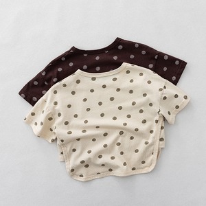【BABY&KID】夏作水玉柄半袖Tシャツ