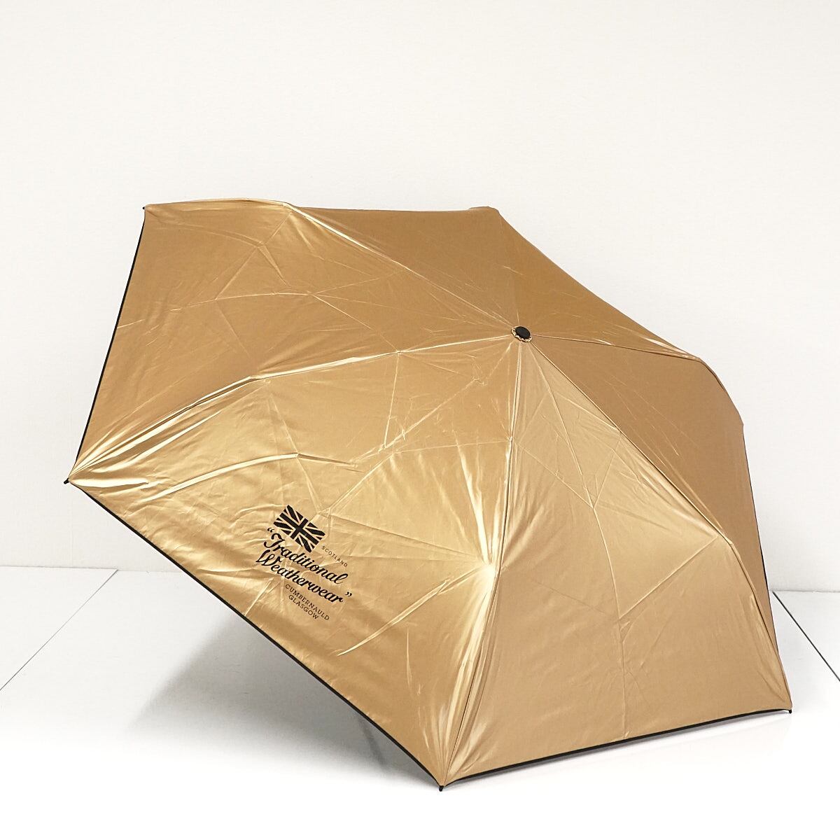 日本製高級折りたたみ傘 モンブランヤマグチ USED品 ほぐし織 和風