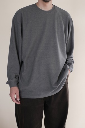 Graphpaper / Cotton Wool Ripple Crew Neck L/S Tee