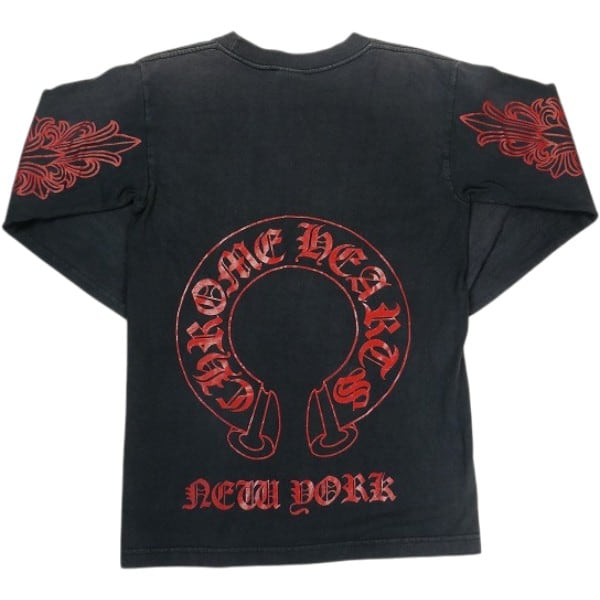 Size【M】 CHROME HEARTS クロム・ハーツ FLORAL CROSS L/S TEE TOKYO