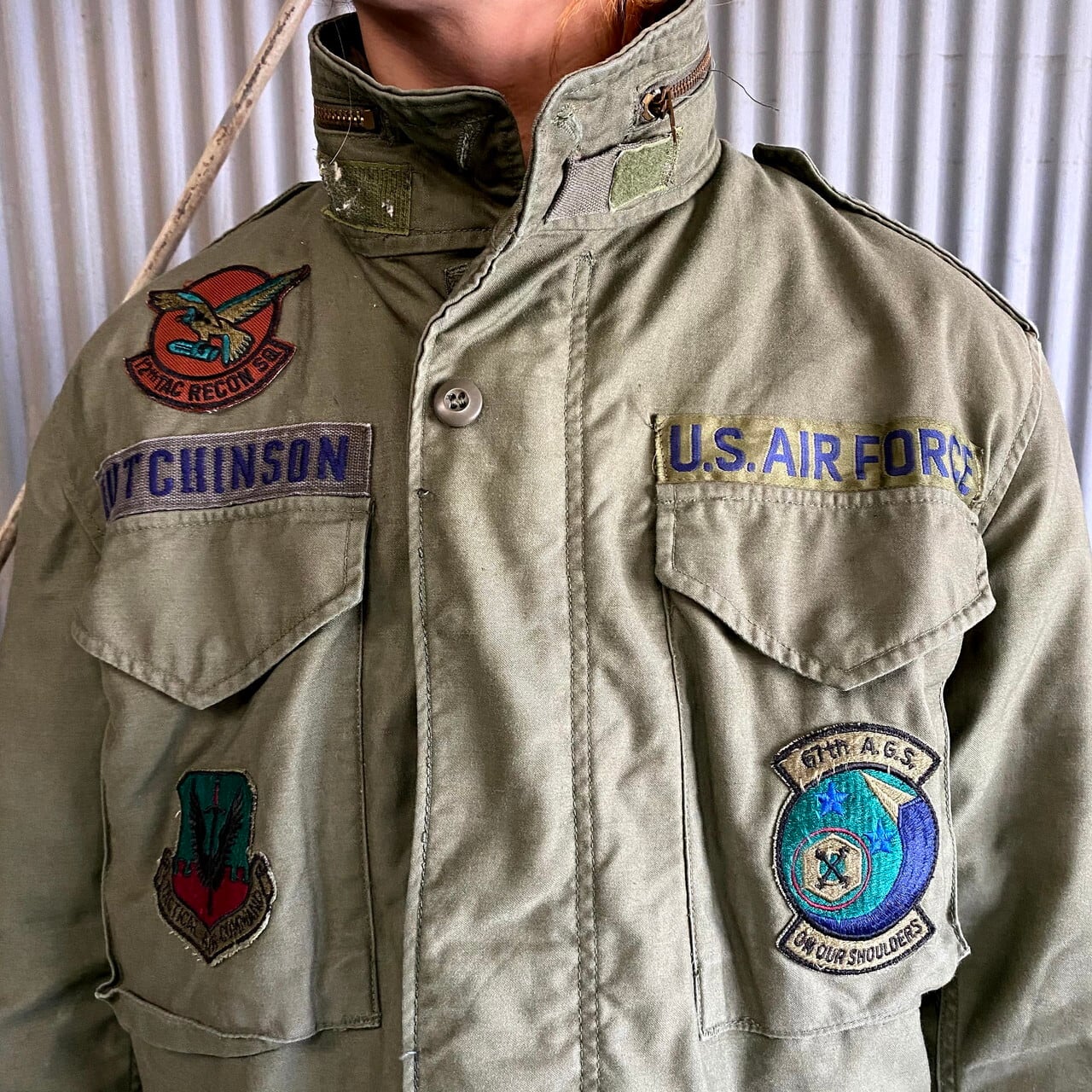 83年納品 80年代 U.S.AIR FORCE USAF 米軍実品 M-65 ミリタリー