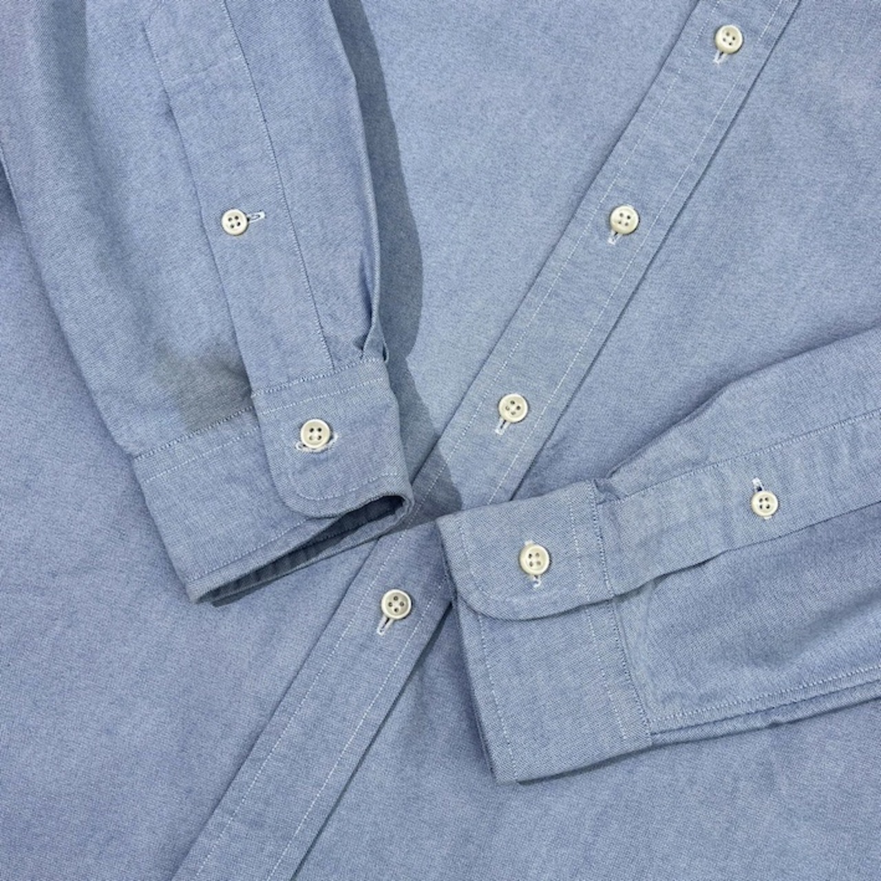 Ralph Lauren ラルフローレン オックスフォード BD ボタンダウン 長袖シャツ XS/ブルー メンズ