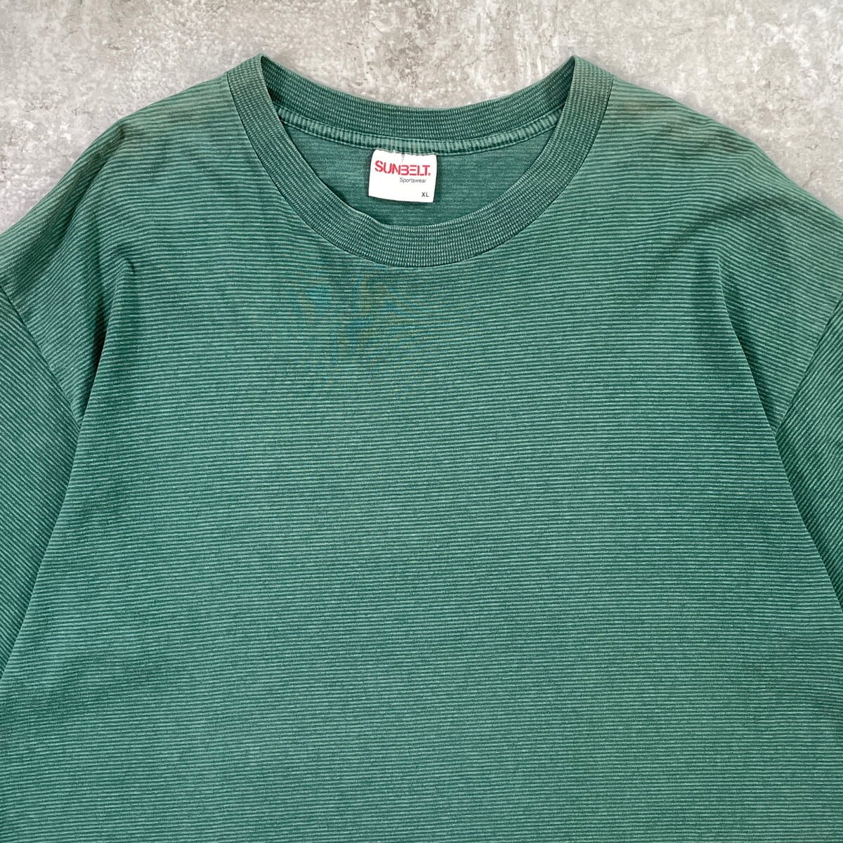 90年代 USA製 SUNBELT サンベルト ボーダーTシャツ メンズXL 古着 90s