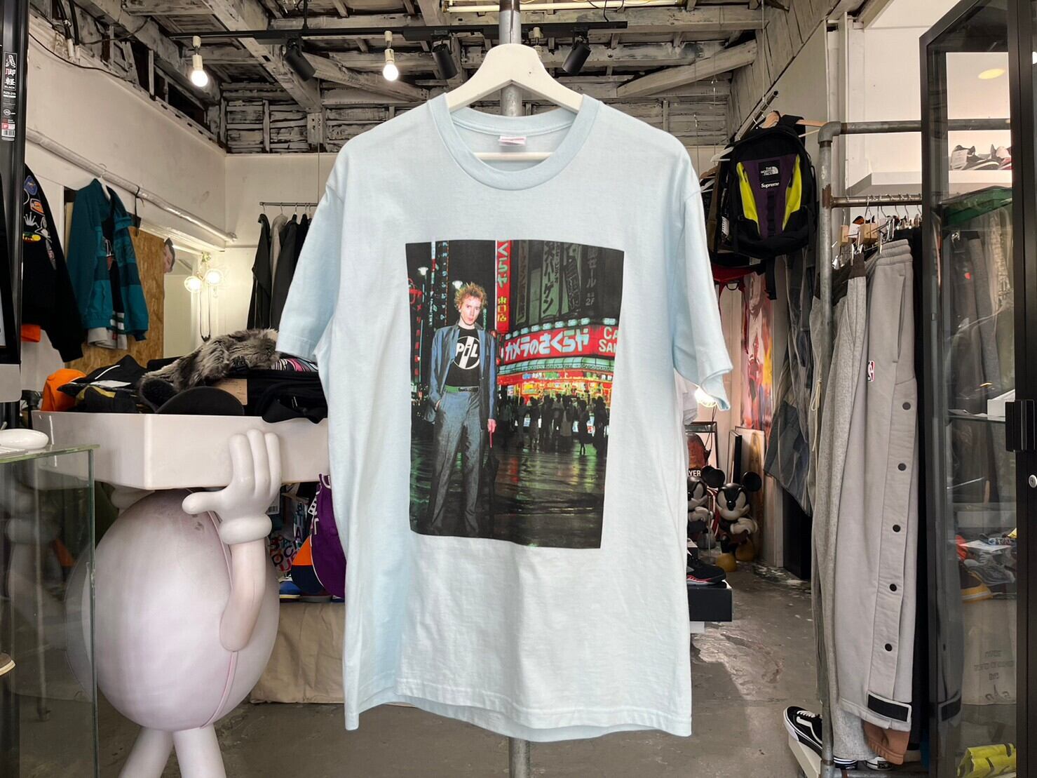 80sPiL Live In Tokyo Tee★Pale Blue★L★ピル★アキラ